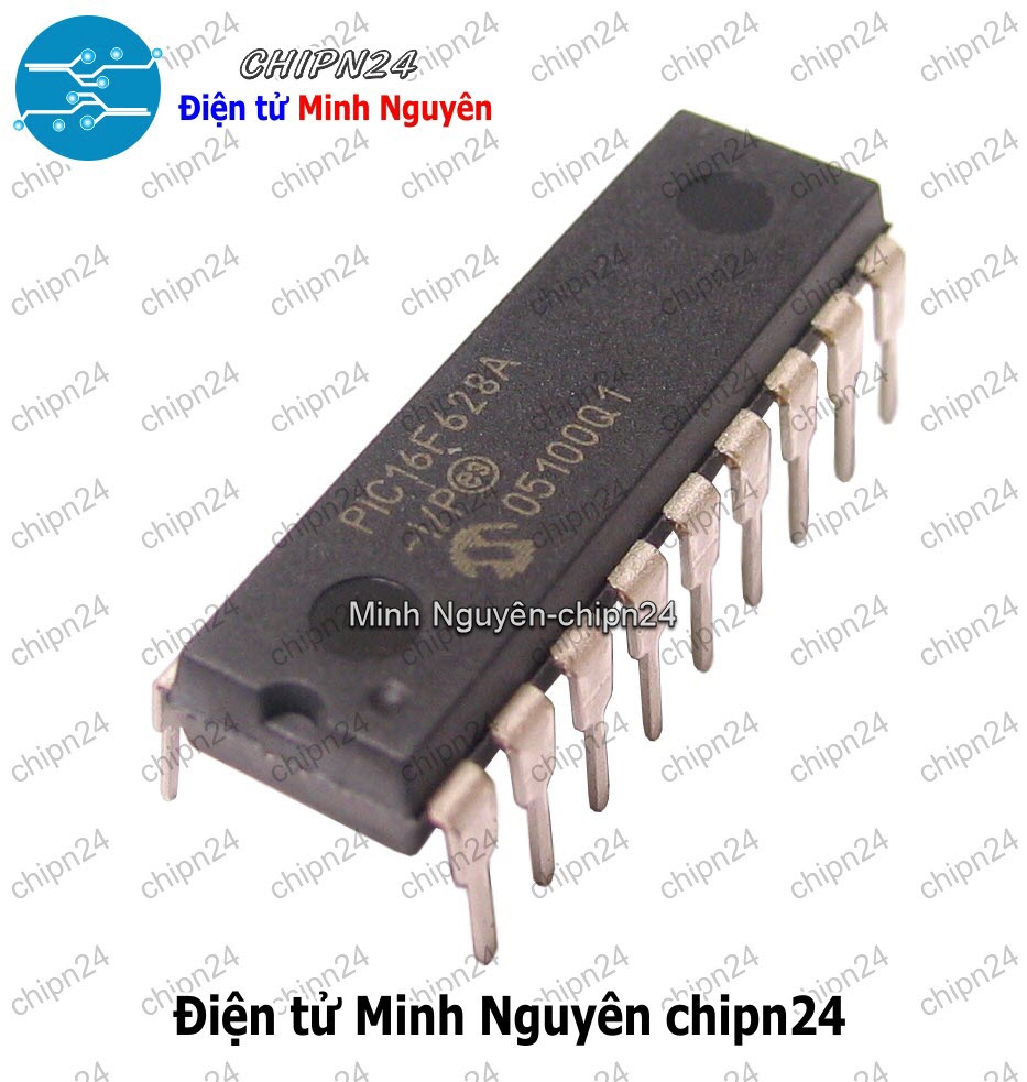 [1 con] (DIP) IC PIC16F628A-I/P DIP-18 (PIC 16F628A-I/P PIC16F628A PIC16F628) - HH000452