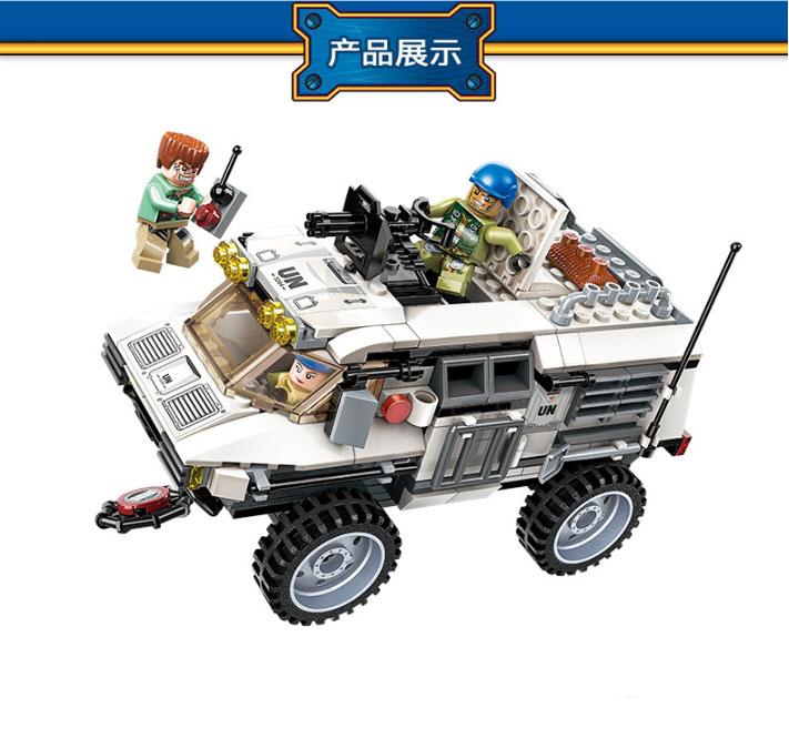 [HCM]Bộ lắp ráp xe quân đội Amoredvehicle -  Thunder Mission Series
