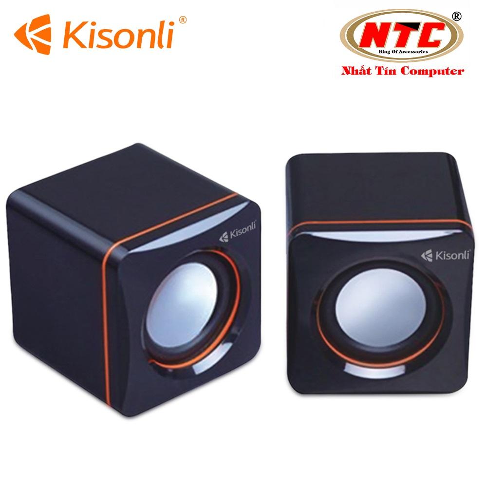 Loa vi tính 2.0 Kisonli V310 - Bảo Hành 12 Tháng (Màu ngẫu nhiên) - Hãng phân phối chính thức - Nhất Tín Computer