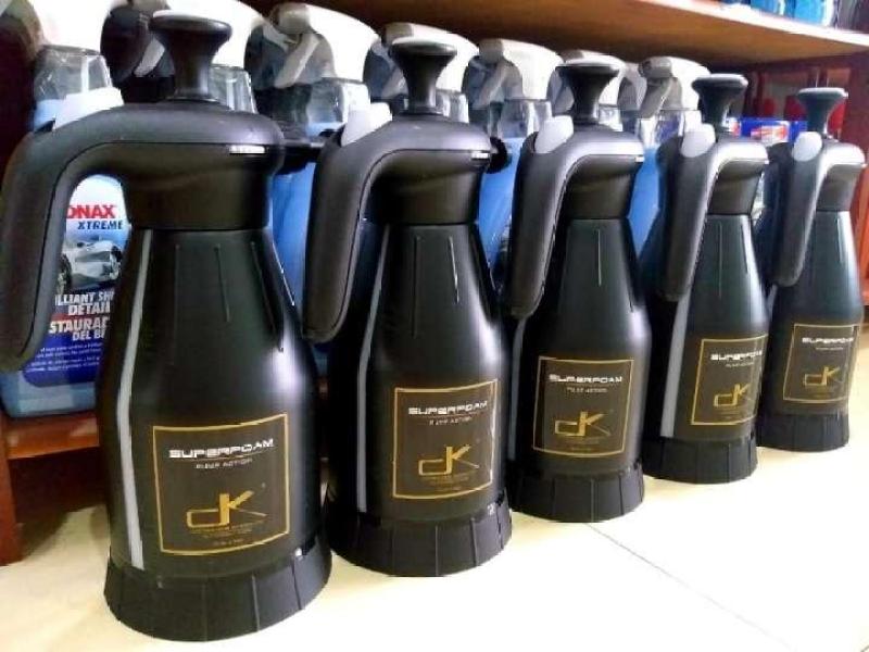 BÌNH XỊT BỌT TUYẾT RỬA XE CẦM TAY HÀNG DETAILING KINGDOM CAO CẤP KÍN HƠI NHIỀU BỌT SUPERFOAM PUMP ACTION 1.5 LIT