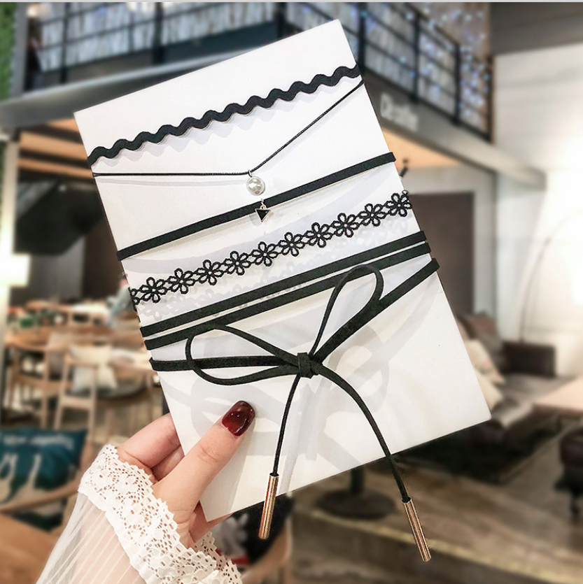 [HCM]Bộ 8 vòng cổ choker Âu Mỹ đa phong cách