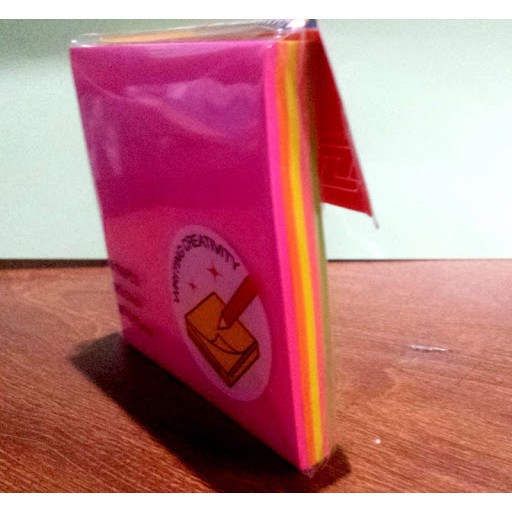 [[Ưu đãi theo dõi ]] Giấy ghi chú 4 màu dạ quang 3×4/(GS-18)