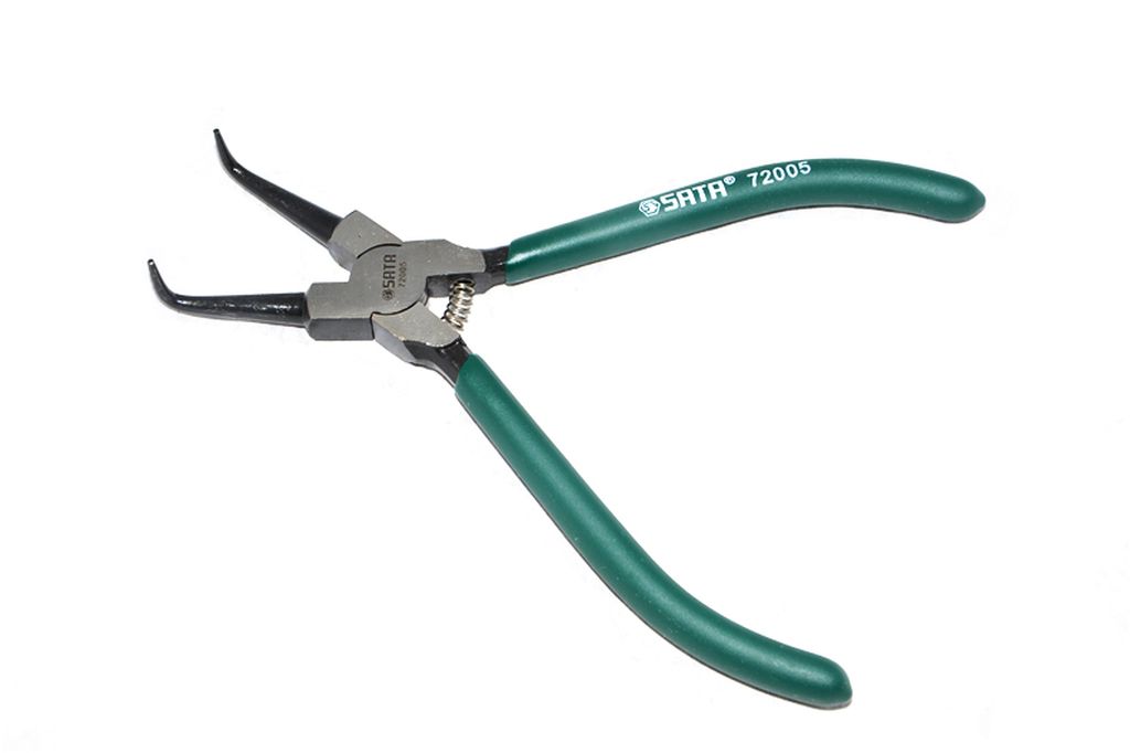 Kềm lấy phe trong mũi cong 7"/175mm Sata 72005