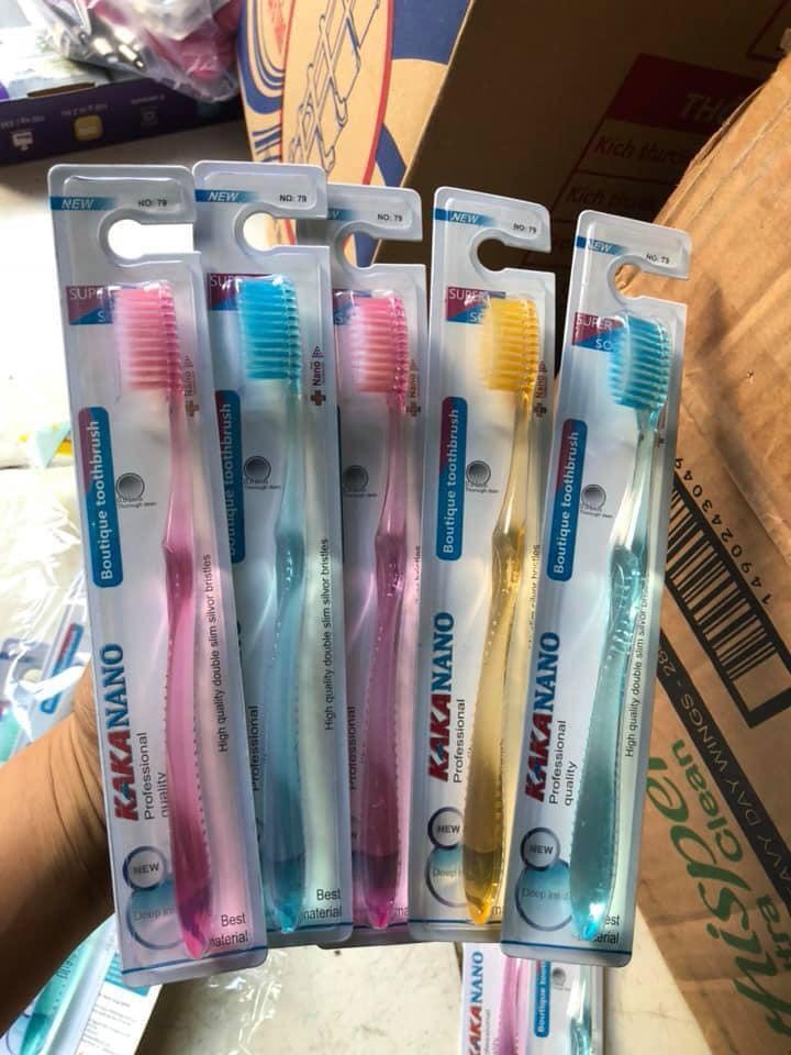 SET 5 Bàn chải KaKaNaNo lông tơ siêu mềm