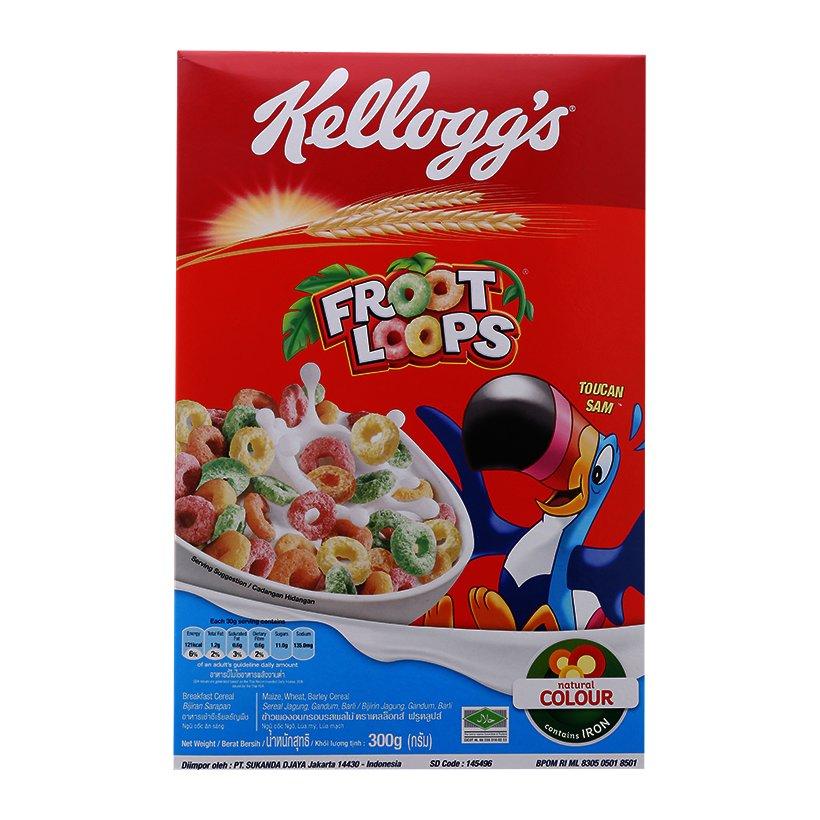 [HCM]ngũ cốc ăn sáng Kelloggs Froot Loops 285g