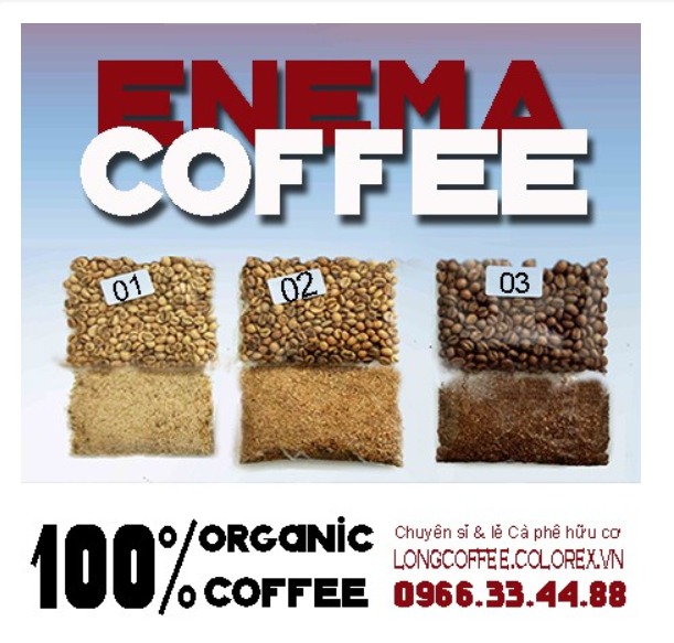 HCMCà phê enema 100% hữu cơ GÓI 200GR