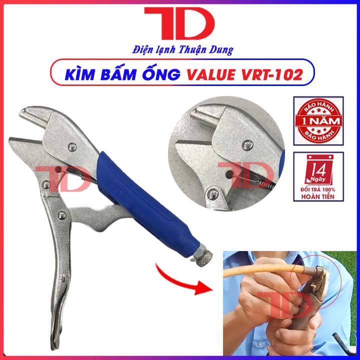 Kìm bấm ống value vrt 102 - điện lạnh thuận dung