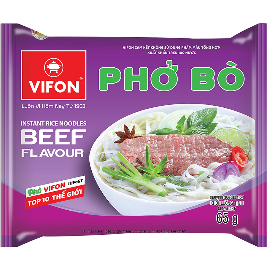 Phở bò/gà Vifon gói 65g