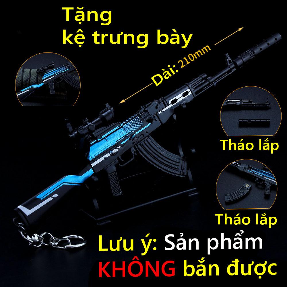 Móc Khóa Khẩu AKM Skin Blue 3 Trong PUBG