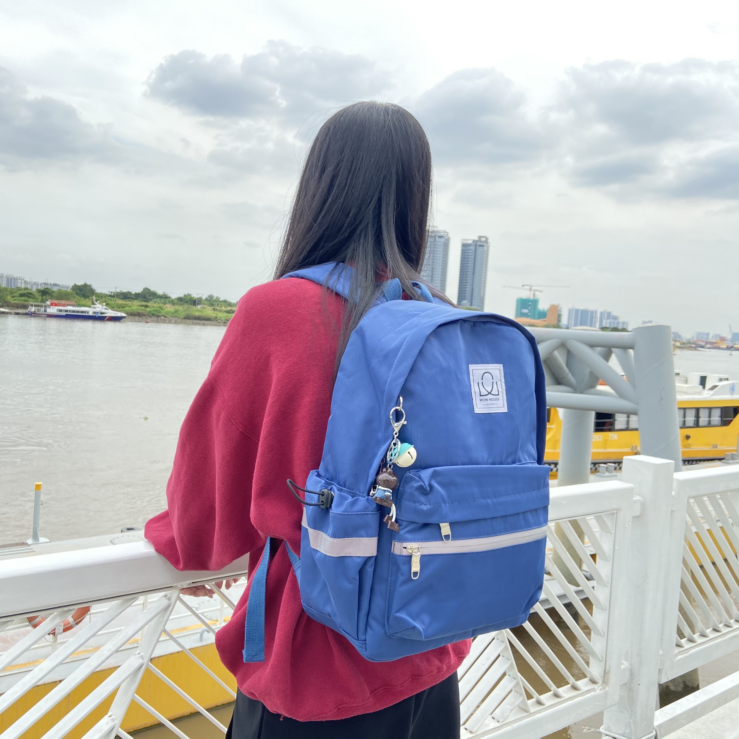 Wiin House-Balo Wiin x Simple (Kèm phụ kiện móc gắn)