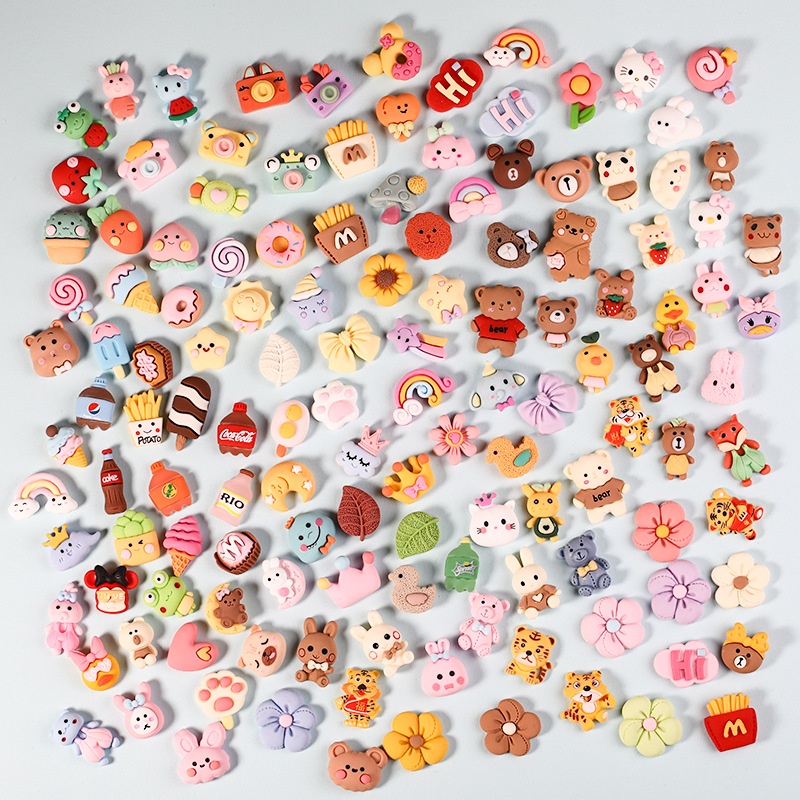 Set 100 Hình Sticker Cute 3D Dán Bình Nước Siêu Yêu