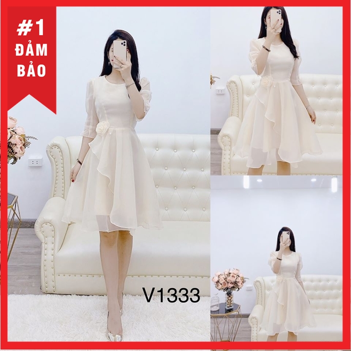 [HCM]ĐẦM VOAN LỤA TIỂU THƯ CAO CẤP ĐỦ SIZE 30 ĐẾN 72KG- V5