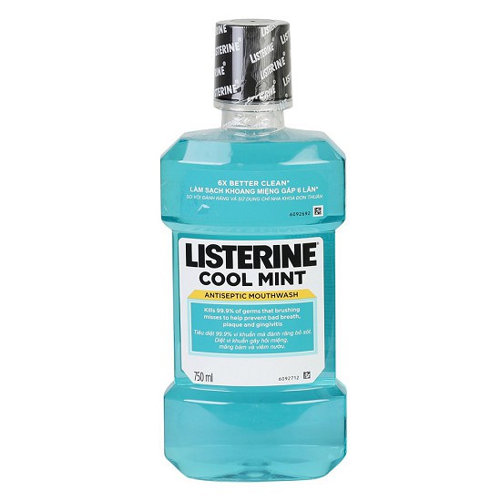 Nước súc miệng Listerine 750ml