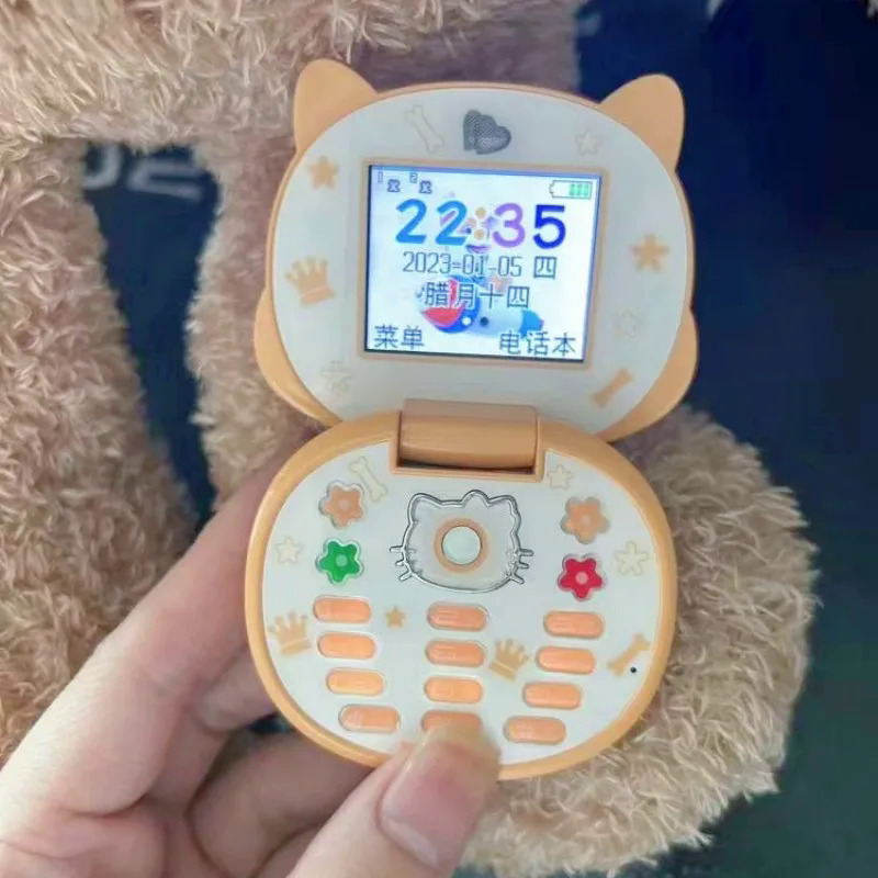Shiba lật điện thoại h55 điện thoại mini nút trẻ em điện thoại quà tặng