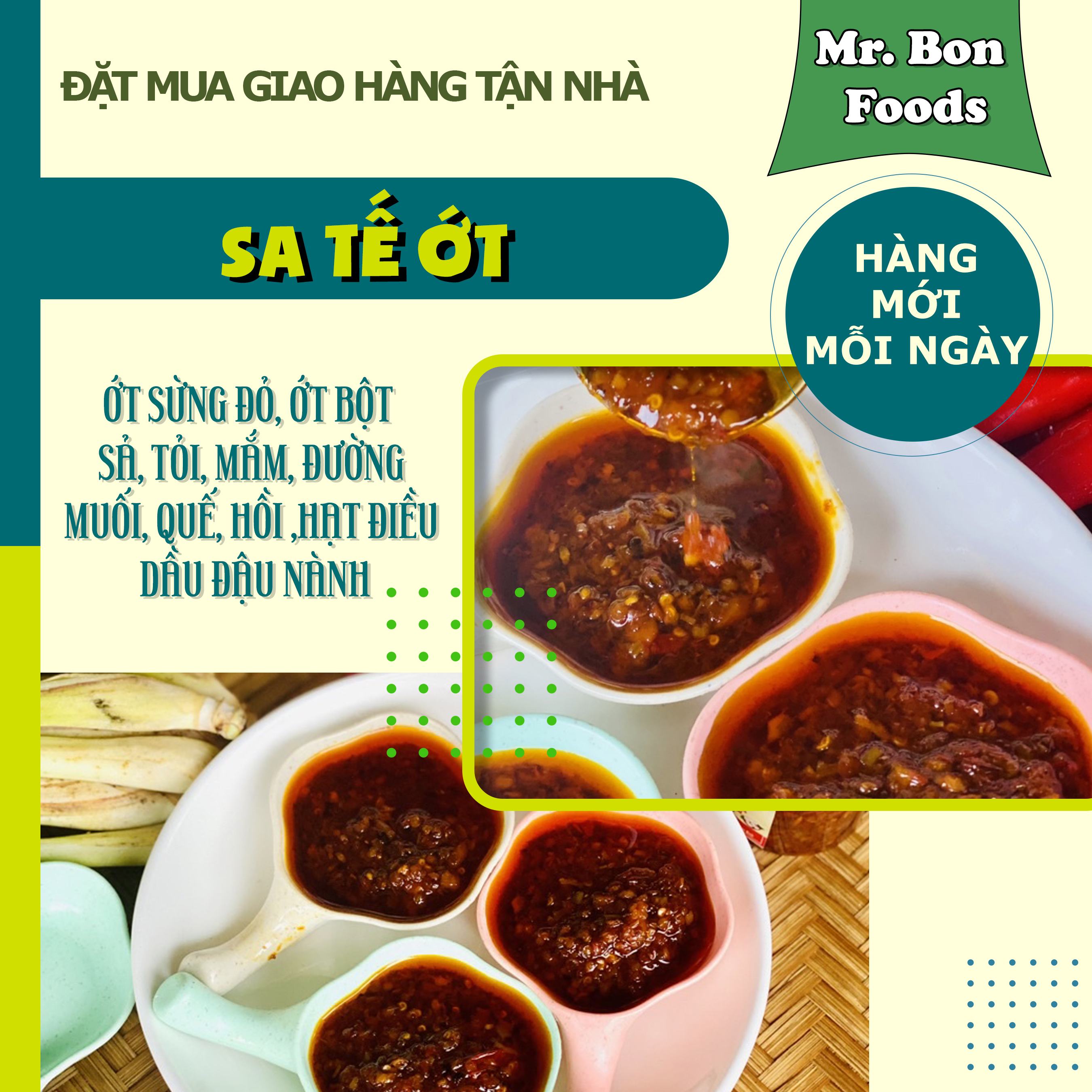 Sa Tế Ớt ÔNG BỐN - Cay Vừa, Thơm Nồng
