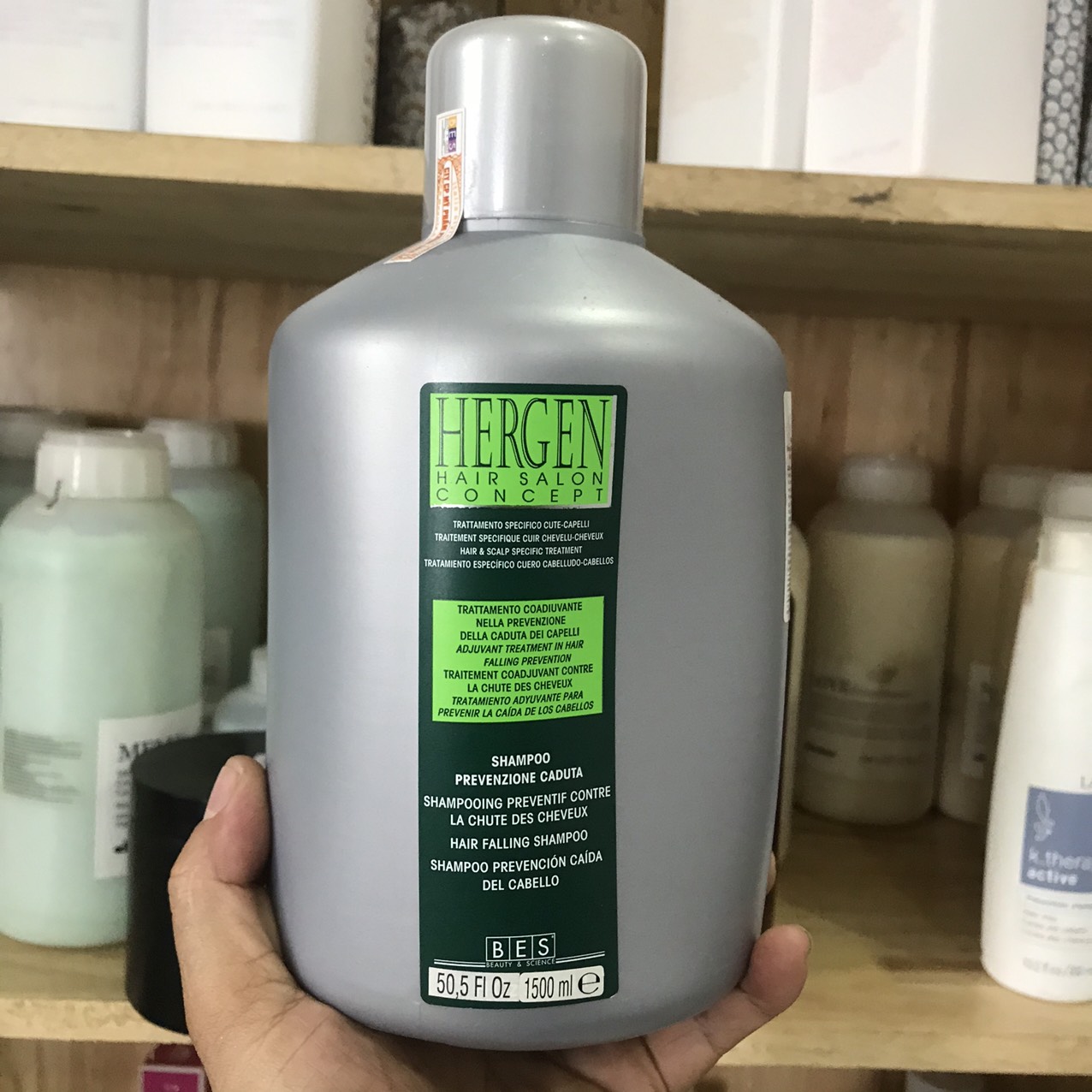 Dầu gội bes hergen chống rụng kích thích mọc tóc 1500ml