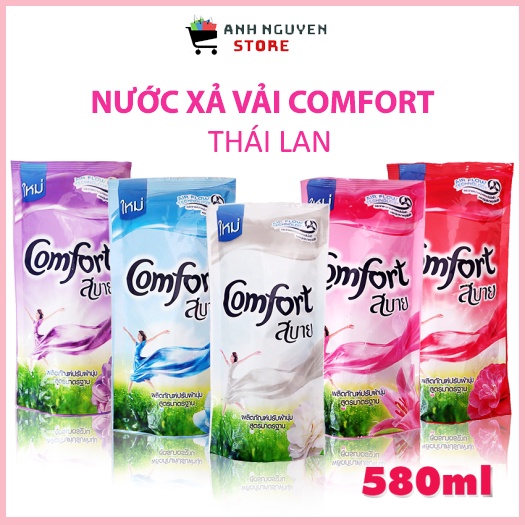 COMBO 3 Túi Nước Xả Vải Comfor Thái Lan Cao Cấp (Túi 580ML)