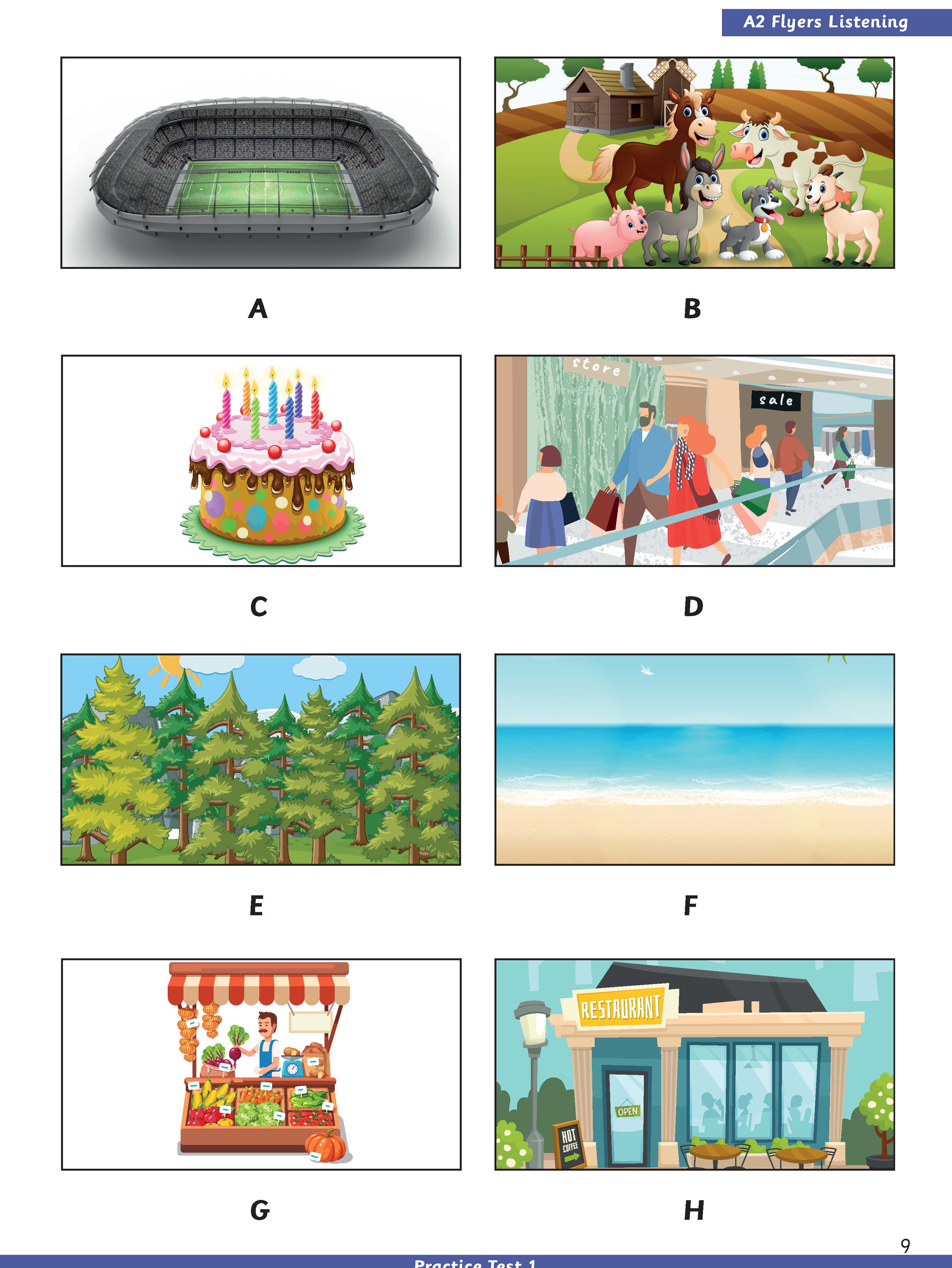 Sách - dtpbooks - A2 Flyers - Practice Tests 1-5