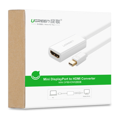 Cáp Mini DisplayPort to HDMI (âm) UGREEN