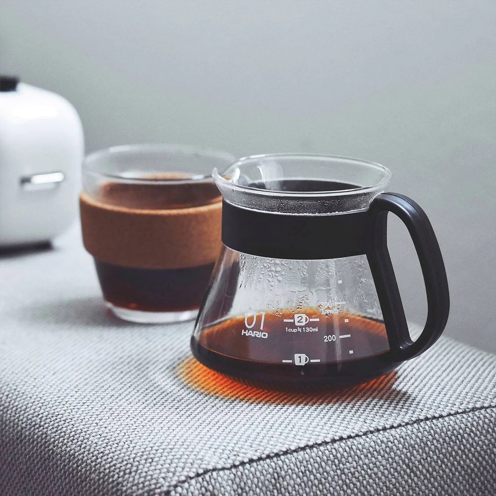 Bình Nước Thủy Tinh Phục Vụ Cà Phê Hario V60 Range Server