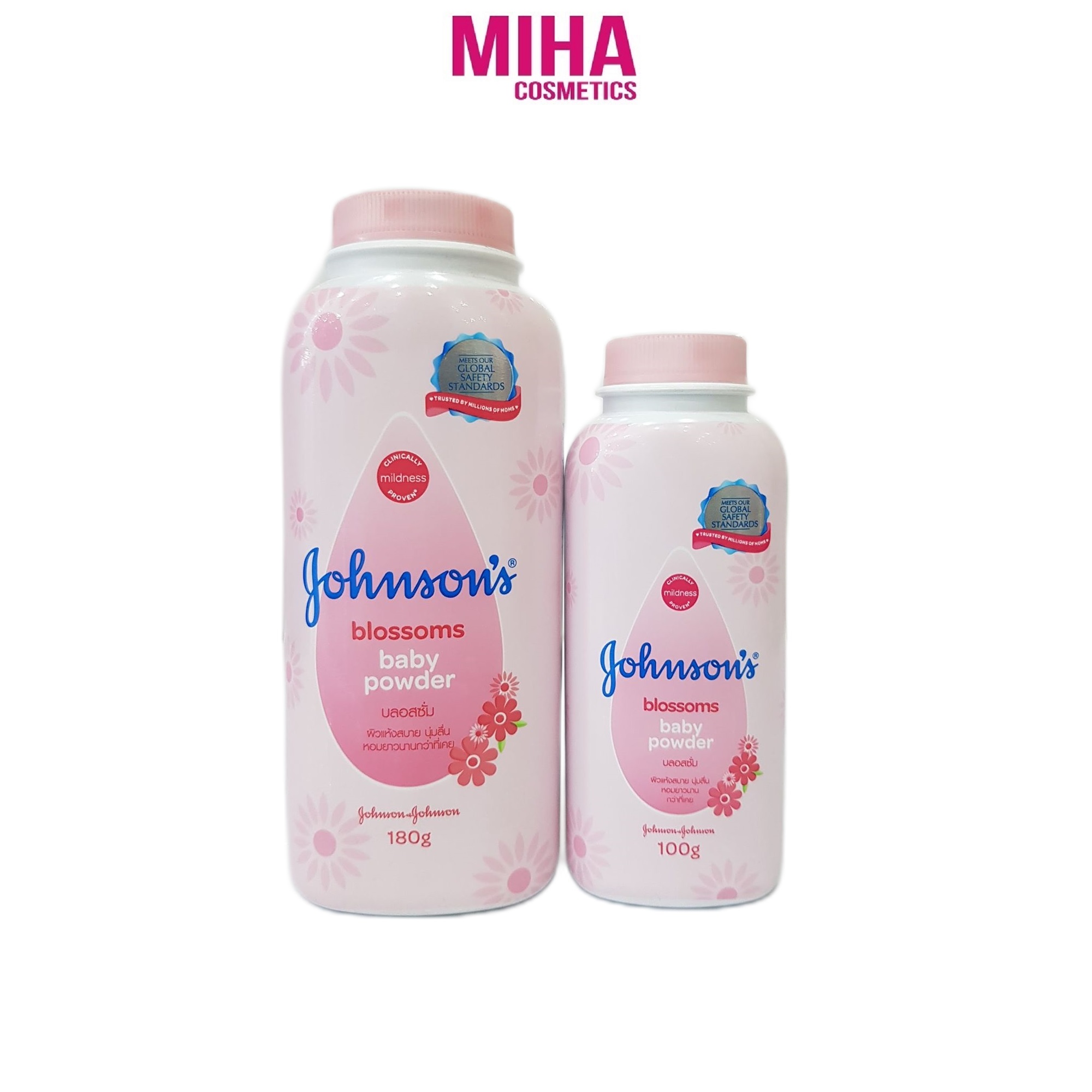 Phấn Thơm Blossom Baby Power Johnson Màu Hồng Thái Lan