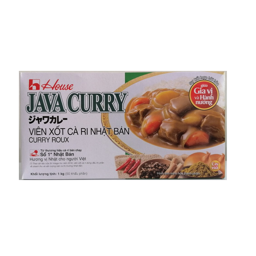 Viên xốt cà ri Nhật Bản Java Curry cay vừa 200 gram
