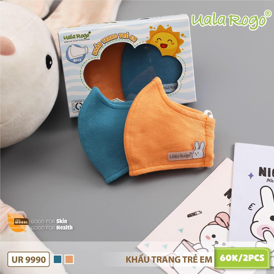 Khẩu trang cho bé trai & bé gái - UalaRogo