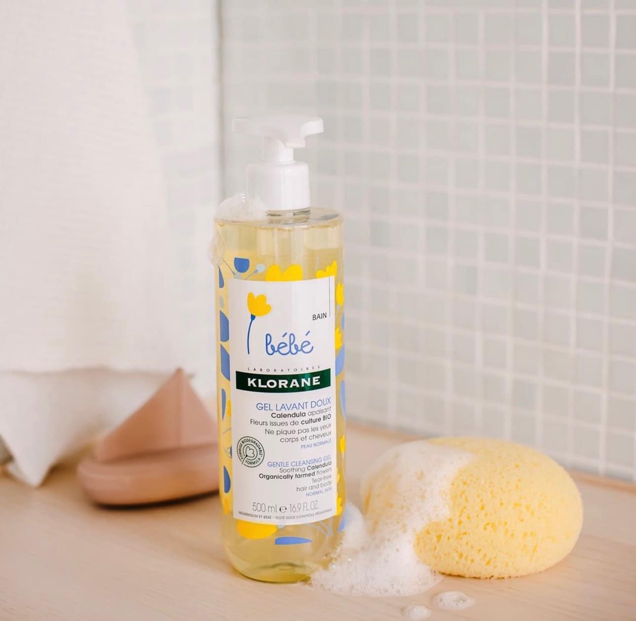 Sữa tắm gội 2 tỏng 1 KLORANE BEBE 500ml- Pháp