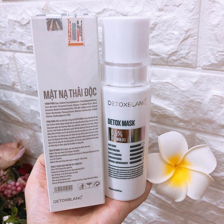 Mặt nạ thải độc trắng da Detox BlanC 150ml