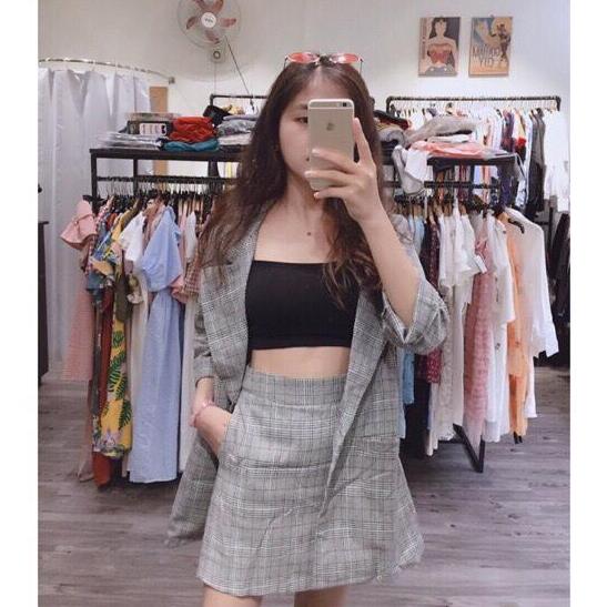 Set Vest Công Sở Form Rộng