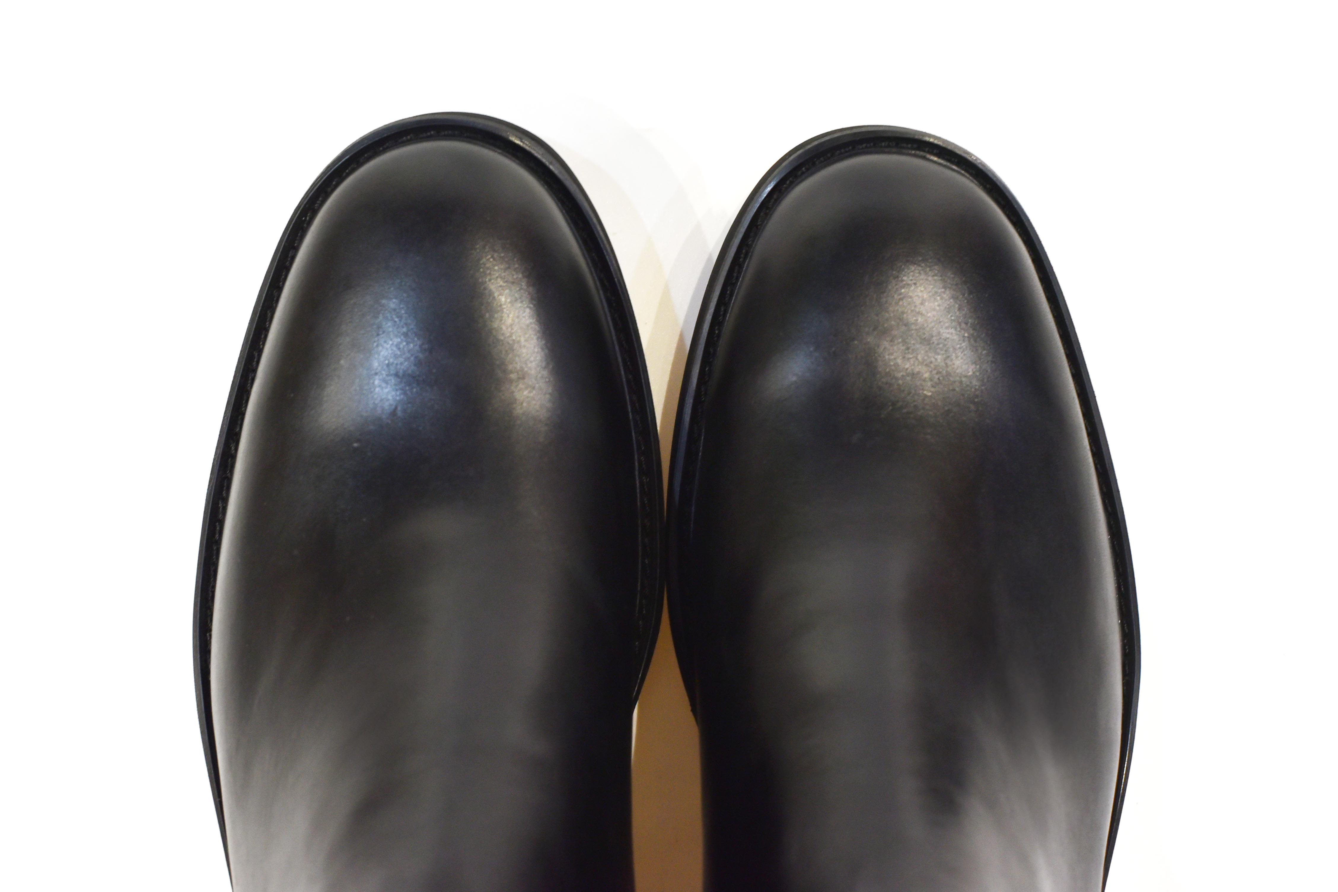 [TATHANIUM Footwear] Giày Chelsea boot nam màu đen da bò mộc
