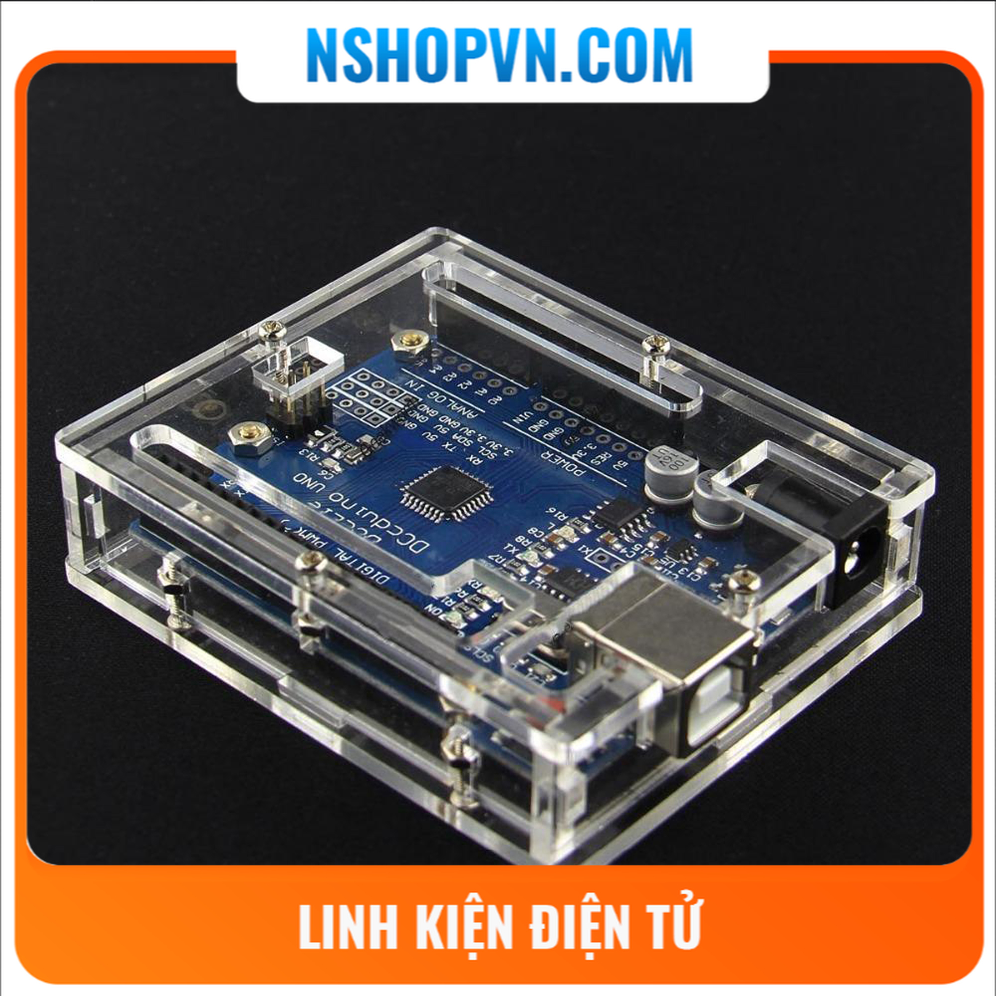 Vỏ mica bảo vệ Arduino UNO R3