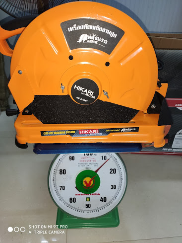 Máy cắt sắt hikari động lực, made in thái lan hk 2014f, 2300w, đĩa cắt 14"~ 355mm.