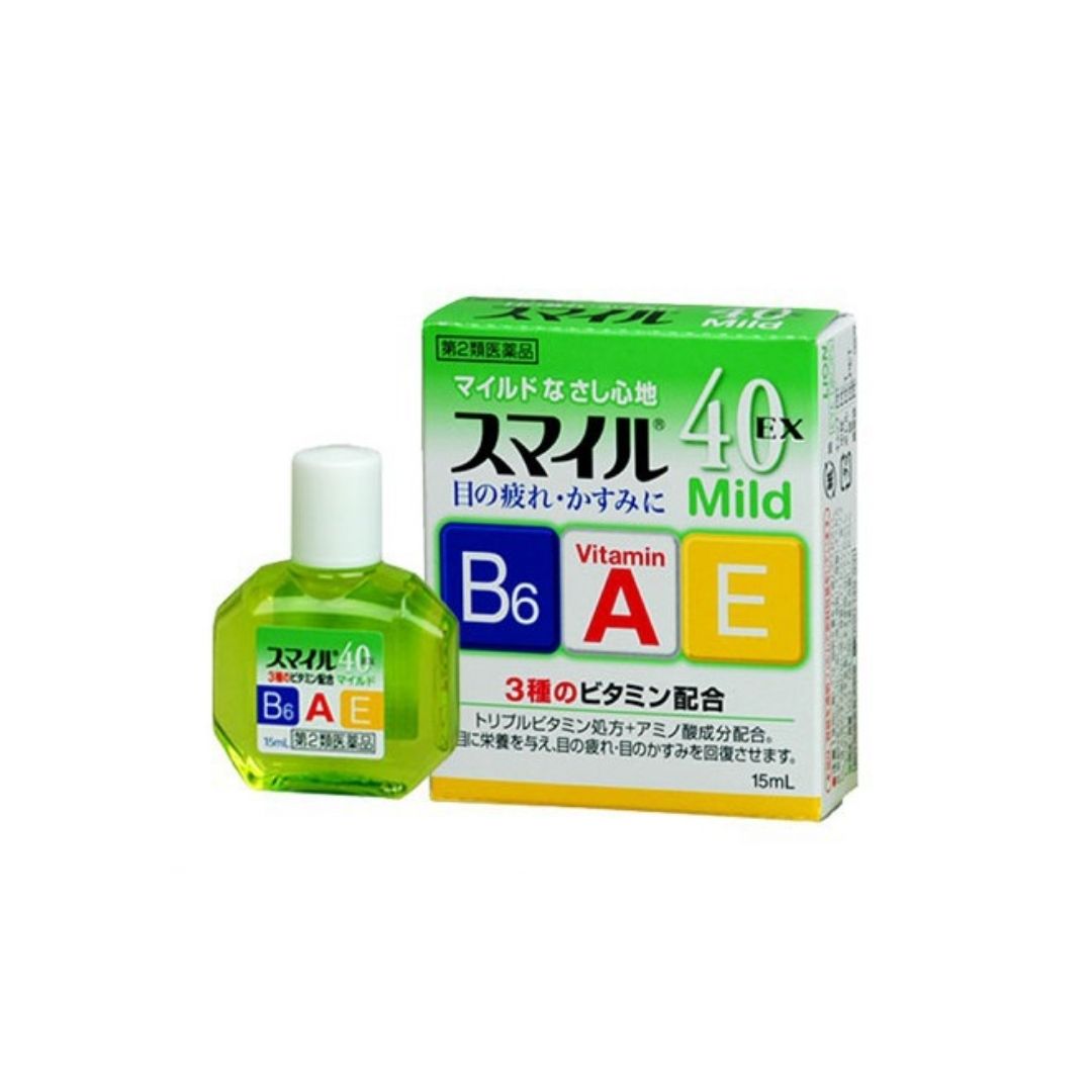 [HCM]NƯỚC NHỎ MẮT LION 40 EX  15ML NHẬT BẢN