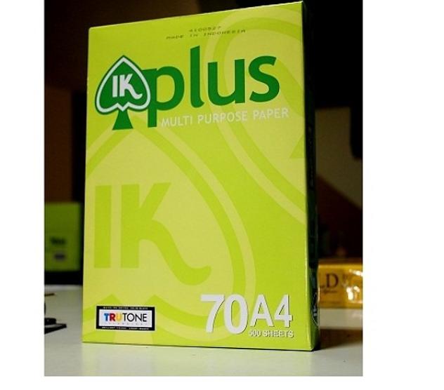 Giấy in IK Plus A4 DL70gsm - giấy IK plus A4 70gsm