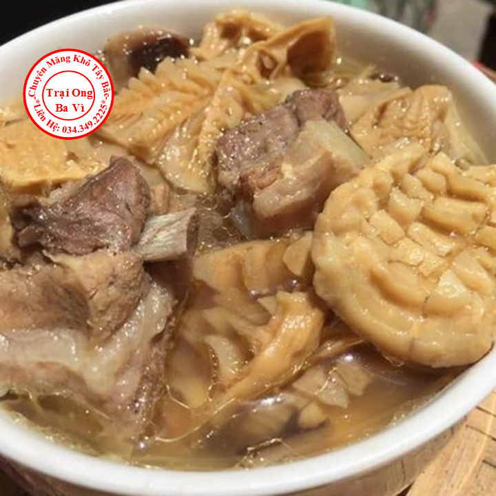 Măng lưỡi lợn phơi khô loại 1 500 gam