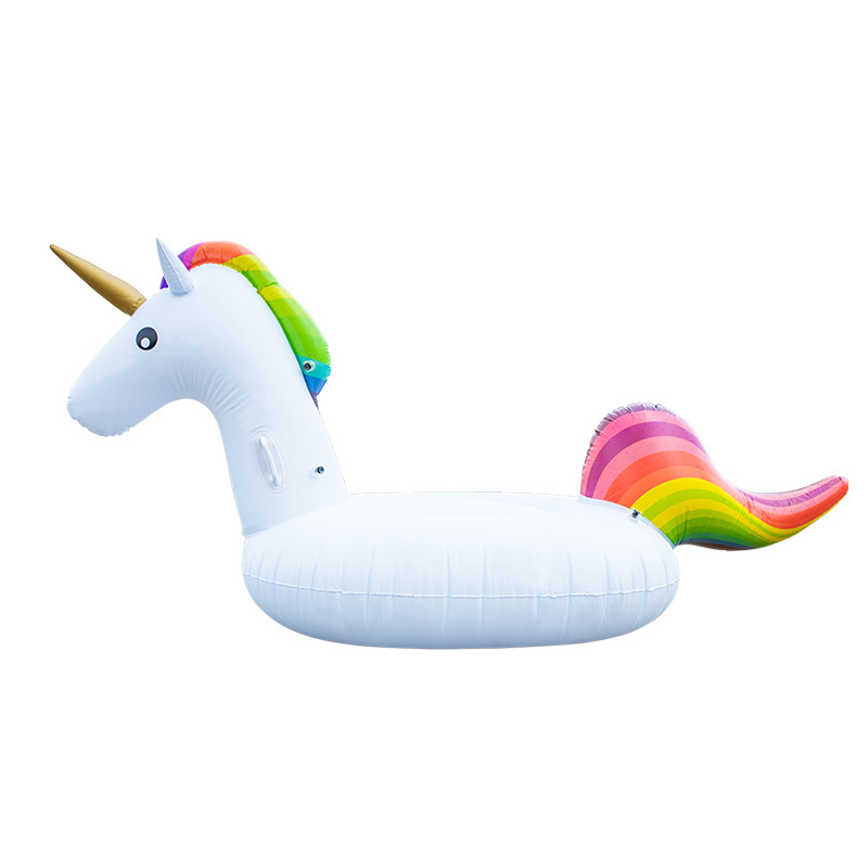 Cross-Border Unicorn Mount Spot Inflatable Floating Row Summer Floating Air Mat Leisure Swimming Pool Supplies PVC Swim ring