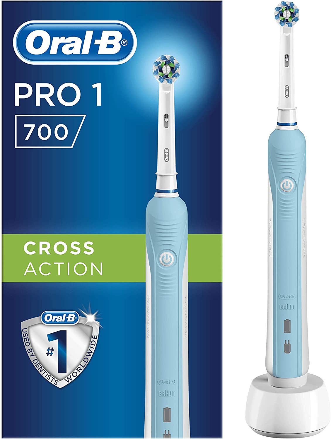 Bàn Chải Đánh Răng Điện Cao Cấp Braun Oral - B Pro 700 - Made In Germany - Hàng Đức - Bảo Hành 12 Tháng