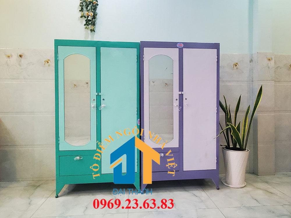 1m6 Purple Iron Wardrobe