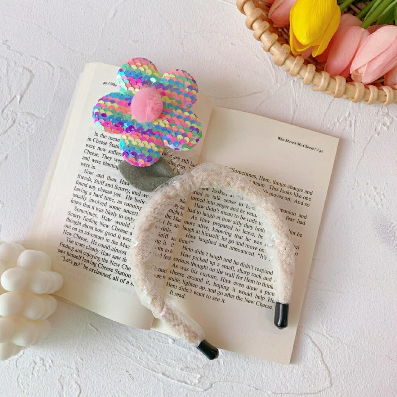 BĂNG ĐÔ , CÀI TÓC , bờm tóc HOA KIM SA CUTE CHO BÉ