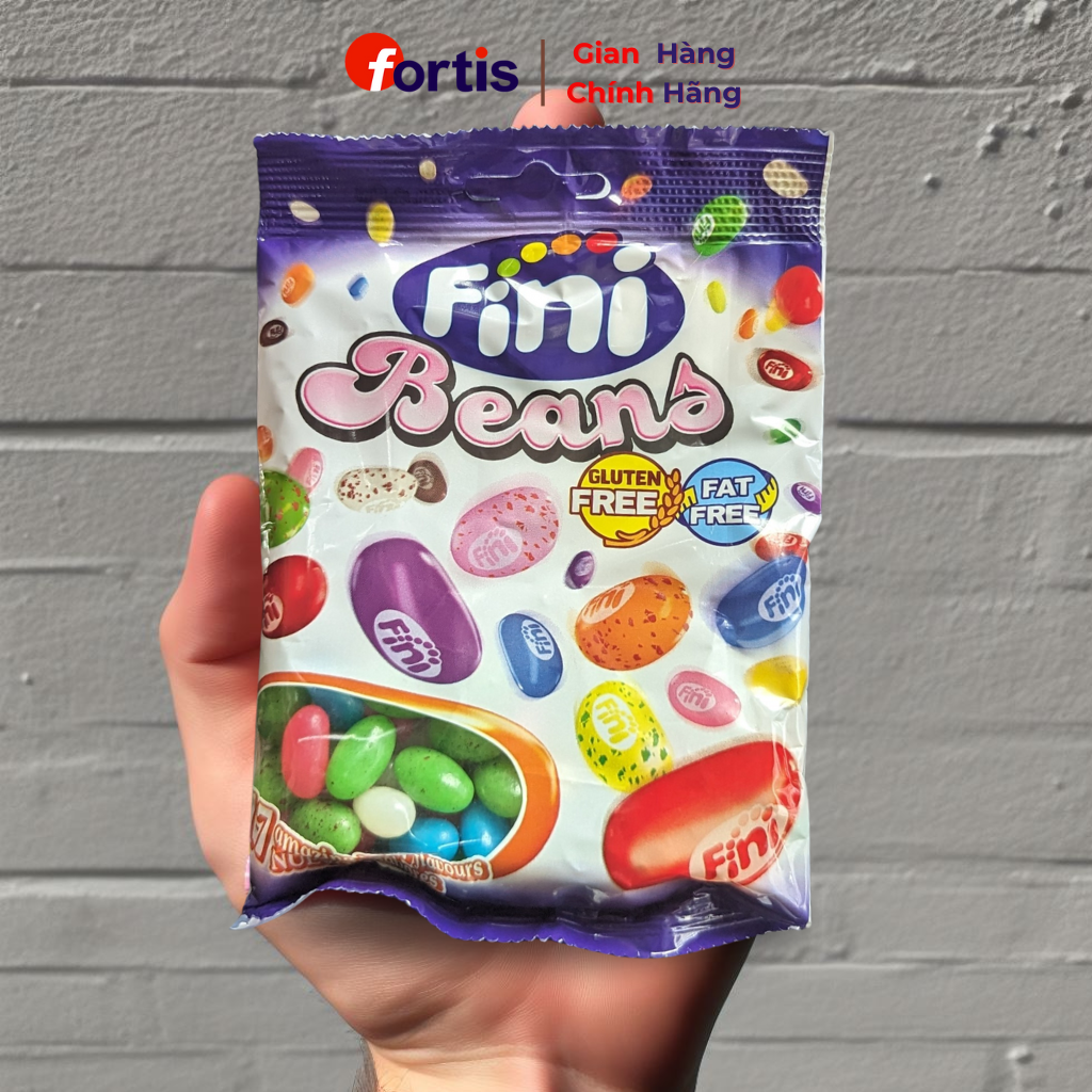 Fini Beans Jelly Candy Fruit Flavour 85g