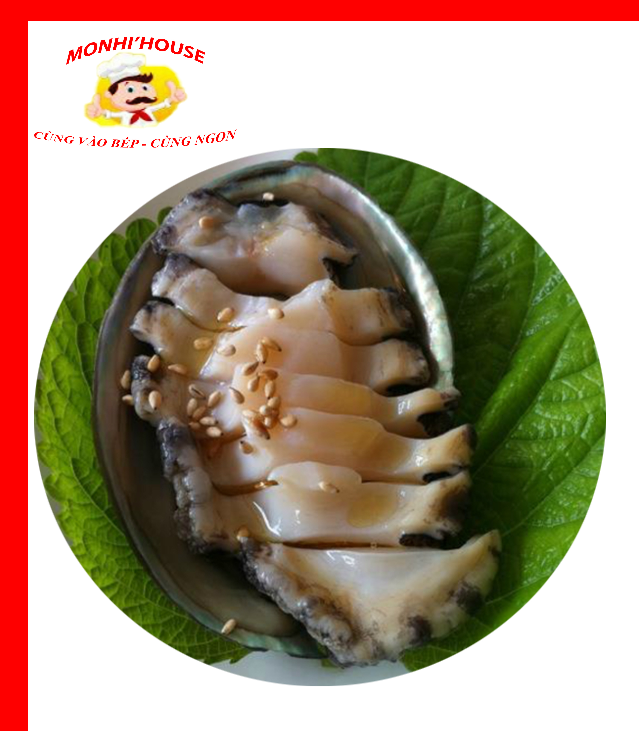 1kg bào ngư Hàn Quốc Korean Abalone(18-20 con/kg)