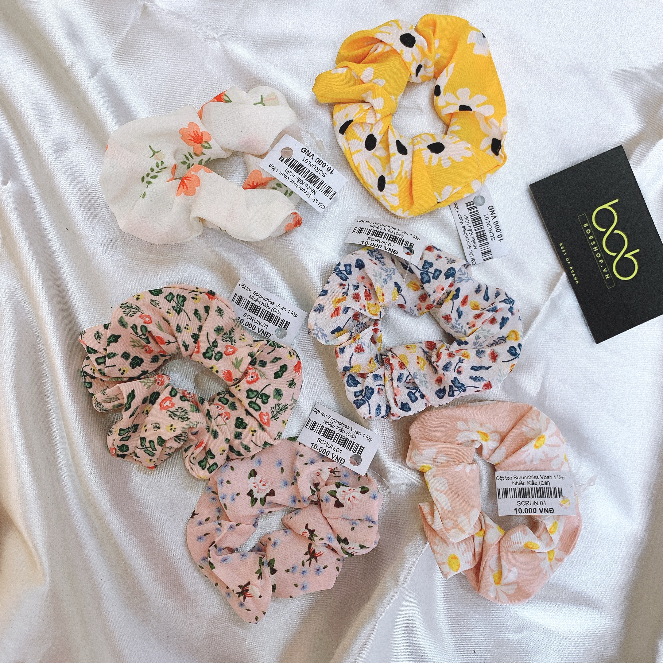 [HCM][NGẪU NHIÊN 10K] Dây buộc tóc cột tóc scrunchies ngẫu nhiên 10K