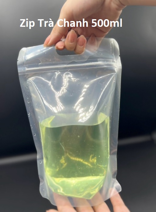 1kg túi zip đựng trà chanh, trà sữa