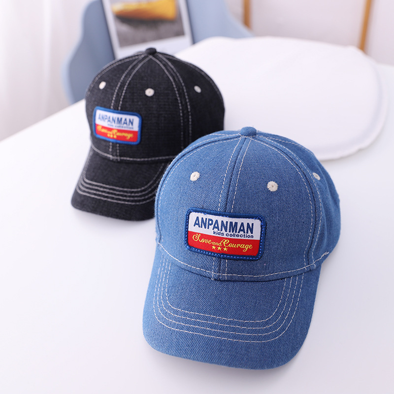 nón kết nón lưỡi trai jean logo cá tính cho bé