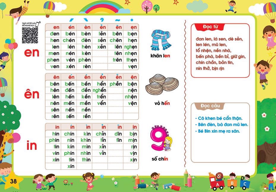 Combo Sách Tập Đánh Vần Tiếng Việt Phiên Bản Tương Tác - Quét Mã QR Nghe Đọc và Kể Chuyện Cho Trẻ Em Từ 4-6 Tuổi ( Có Kèm Bộ Thẻ Đánh Vần )