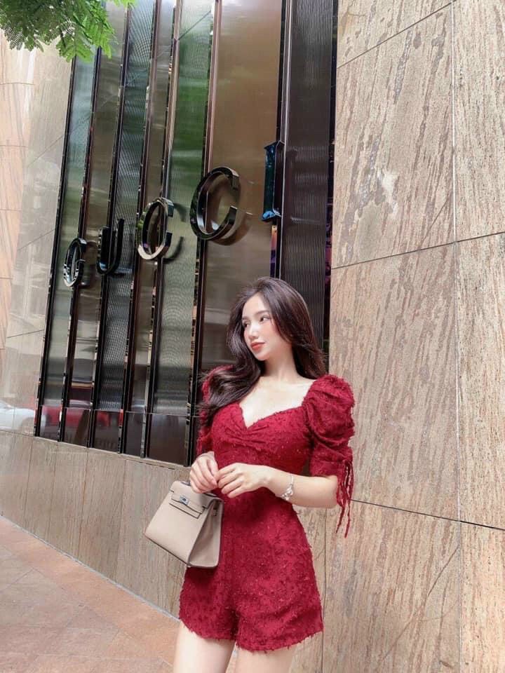 Jumpsuit tay phồng -TK
