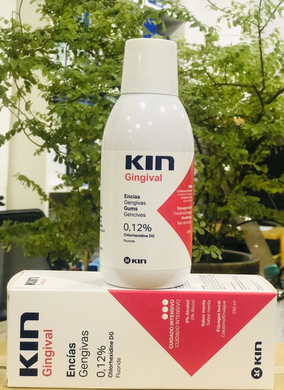 [HCM]NƯỚC SÚC MIỆNG - SÚC HỌNG 0.12% CHLORHEXIDINE KIN GINGIVAL