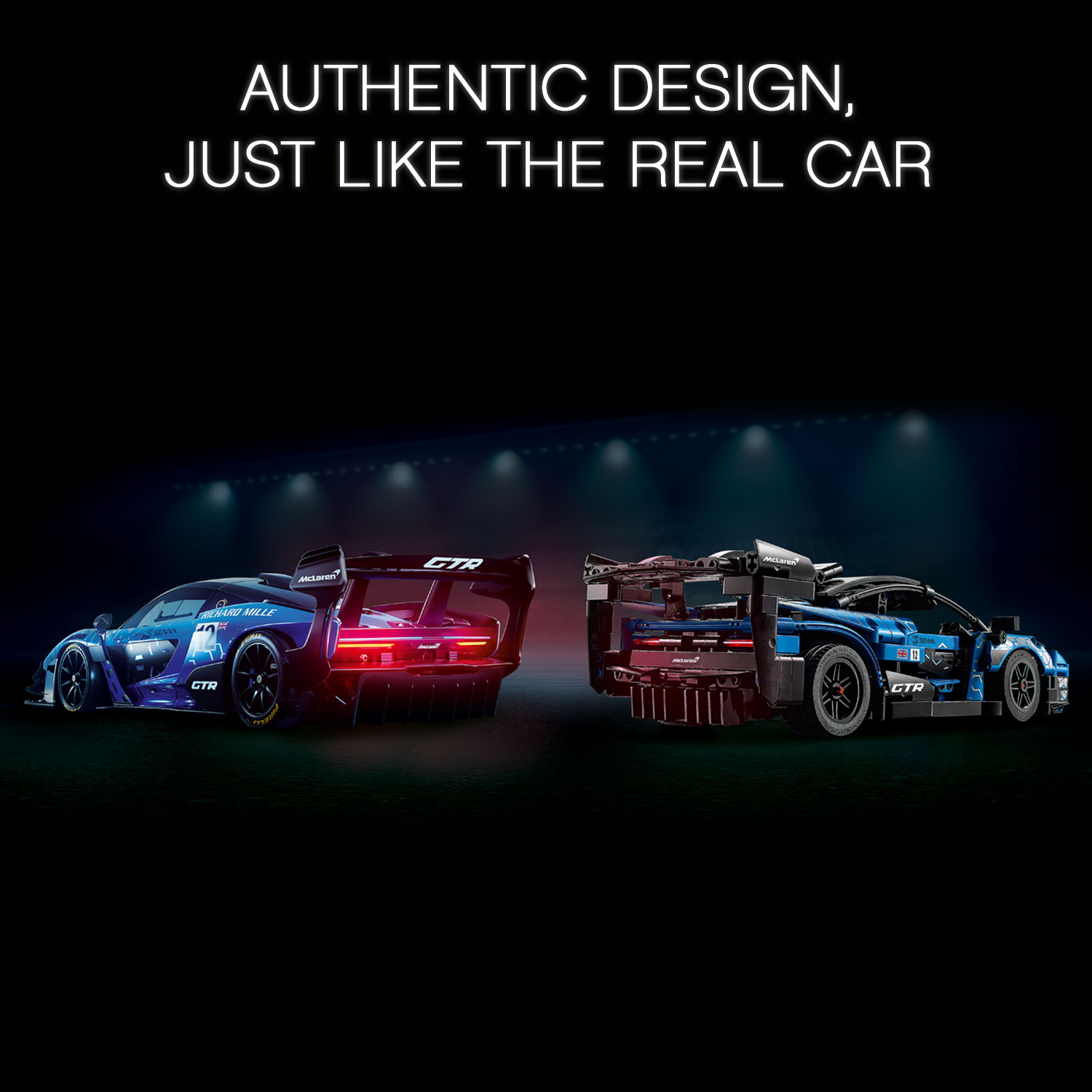 LEGO TECHNIC 42123 Đồ Chơi Lắp Ráp Siêu Xe Mclaren Sen GTR ( 830 Chi tiết)