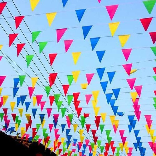 Combo 100m cờ dây tam giác, cờ đuôi nheo đẹp